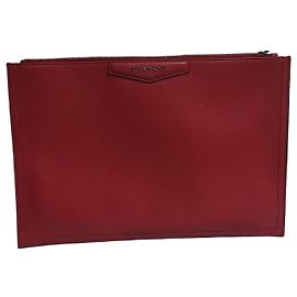 Givenchy Antigona Unisex Clutch Red