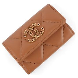 Portafoglio per carte Chanel Flap Arancione