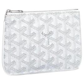 Goyard Pochette Sena Mini Blanche Argenté
