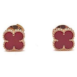 Van Cleef & Arpels Boucles d'oreilles Sweet Alhambra Rose