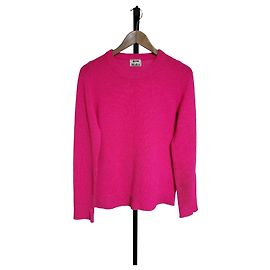Acne Pull en maille rose KAL Rose