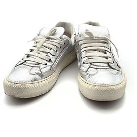 Salvatore Ferragamo Ferragamo Gancini Sneaker Silber Silber