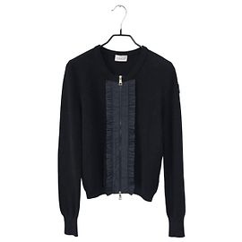 Moncler Strickjacke mit Reißverschluss für Damen Schwarz