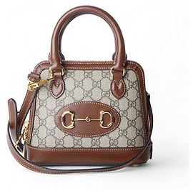 Gucci Mini bolsa de mão com alça transversal Horsebit Multicor