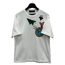 Louis Vuitton Camiseta Monogram Comic Plata