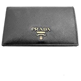 Prada Saffiano Wallet Black