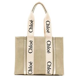 Chloé Sac cabas Woody Medium Light Gold Doré