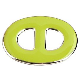 Hermès Schalring Chandale Silver-Black Yellow-Green Grün