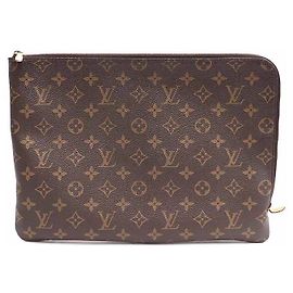Louis Vuitton Bolsa Clutch Monogram Etui Voyage MM Multicor