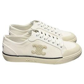 Céline Alan Canvas Sneaker Optic White Weiß