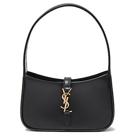Saint Laurent Black Monogram HOBO QUEENS Leder Tasche Schwarz