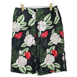 Gucci Short de seda viscosa hawaiano Multicolor