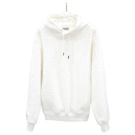 Dior Weiße Kapuzenpullover aus Oblik Terry-Baumwolle Silber