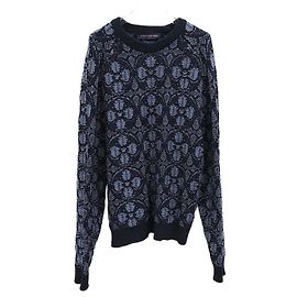 Louis Vuitton Jersey de cuello redondo con jacquard floral Multicolor