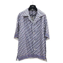 Dior Oblique Pixel Hawaiian Silk Shirt Multiple colors