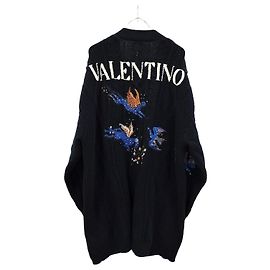 Valentino Cardigan mit Logo-besticktem Tier Mehrfarben