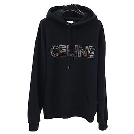 Céline Sudadera con pedrería Negro Negro