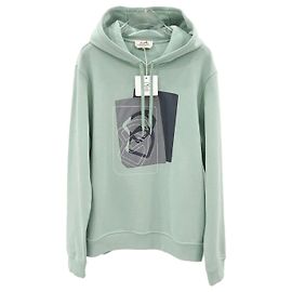 Hermès Hood with Leather Detail White