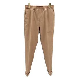 Berluti Embroidered Logo Banding Pants Orange