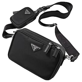 Prada Borsa a tracolla RE-NYLON con logo Triangle XMP Nero