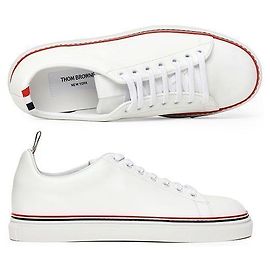 Thom Browne Zapatillas RWB Lining Capretto Leather Plata