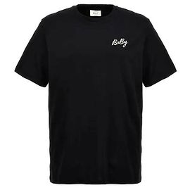 Bally Logo Embroidered T-Shirt Black