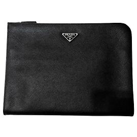Prada Pochette Saffiano Noir