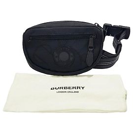 Burberry Nylon Hip Bag Black