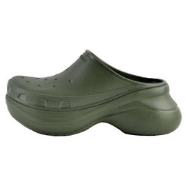 Balenciaga Croc Mules Slippers Green