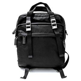 Prada Pocono Tote Backpack Black