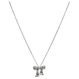 Tiffany & Co Collana in argento con nastro Argento