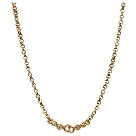Dior Collier Cubic CD Gold Doré