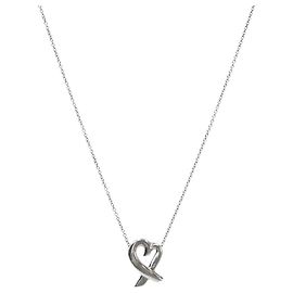 Tiffany & Co Collar de plata Loving Heart Plata