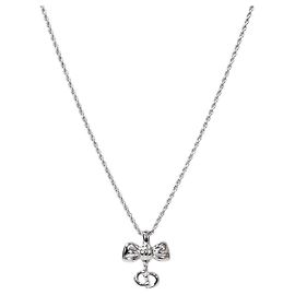 Dior Collana Ribbon CD Argento Argento