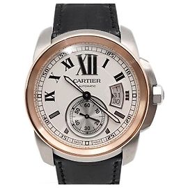 Reloj Calibre de Cartier Large Automatic con correa de piel para hombre Multicolor