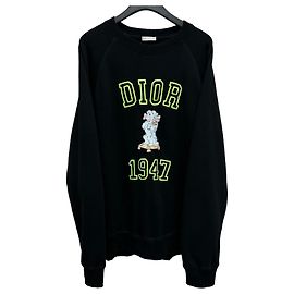 Dior Barbie Sweatshirt mit Logo-Stickerei Silber