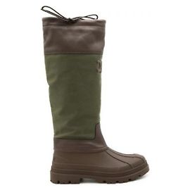 Céline Botas altas em nylon e pele de vitela Marrom