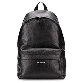 Balenciaga Explorer Logo Backpack Black