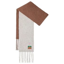 Loewe Bufanda de mezcla de alpaca Castaño