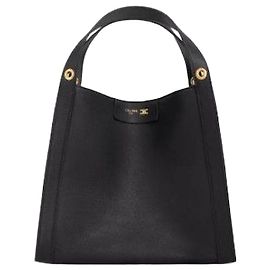 Céline Bolsa Small Cube em couro de bezerro macio Preto