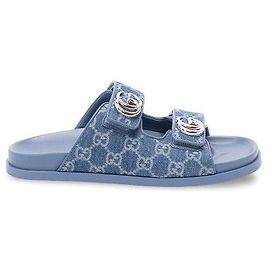 Gucci Double Denim Slide Blue