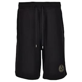 Versace Pantaloncini con patch Nero