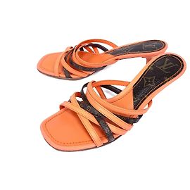 Louis Vuitton Monogram Revival Mule Orange