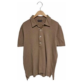 Tom Ford Polo-Shirt mit Logo Braun