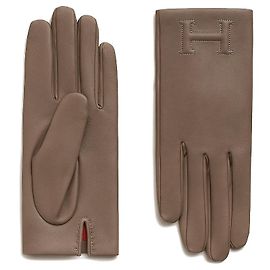 Hermès Luvas Bastille Marrom