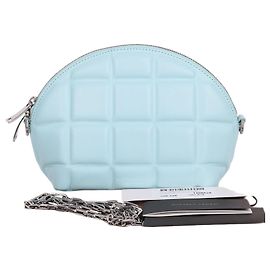 Bottega Veneta Bolsa transversal acolchoada cor menta Verde