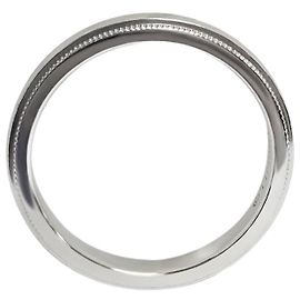 Tiffany & Co Tiffany Milgrain Together Ring Platin Größe Silber