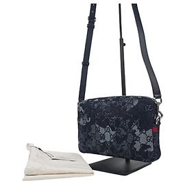 Gucci Piccola borsa a tracolla in denim Argento