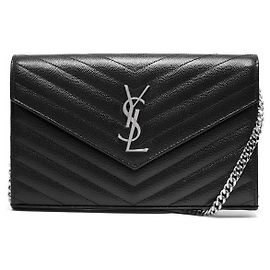 Saint Laurent Bolsa de ombro acolchoada Preto