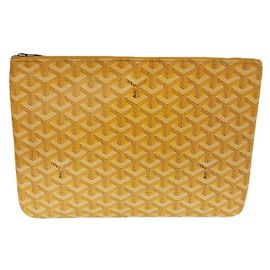 Goyard Sena Clutch MM Special Yellow Yellow